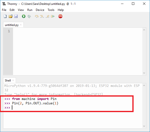 Introducción a Thonny MicroPython (Python) IDE para ESP32 y ESP8266 | Tutoriales aleatorios para nerds
