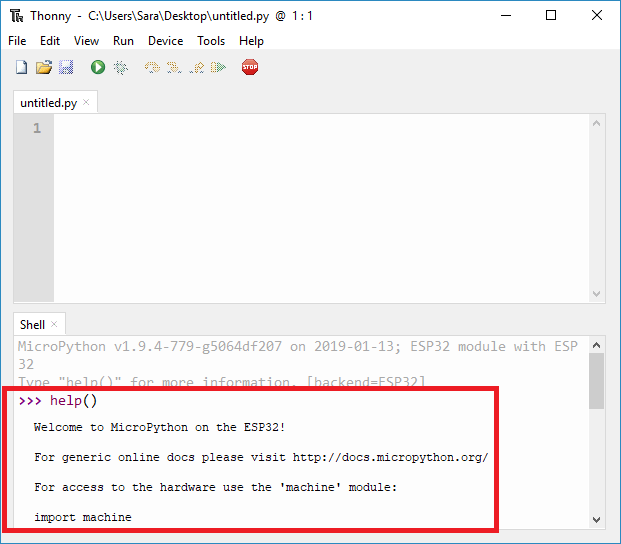 Introducción a Thonny MicroPython (Python) IDE para ESP32 y ESP8266 | Tutoriales aleatorios para nerds