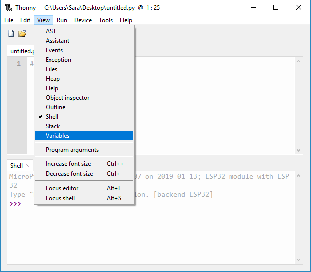 Introducción a Thonny MicroPython (Python) IDE para ESP32 y ESP8266 | Tutoriales aleatorios para nerds