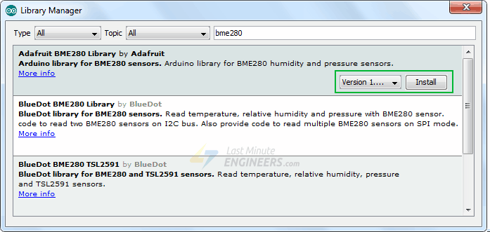 Cree una estación meteorológica ESP32 simple usando BME280
