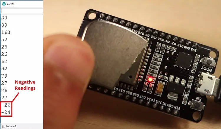Sensor de efecto Hall integrado en ESP32 con Arduino IDE y MicroPython