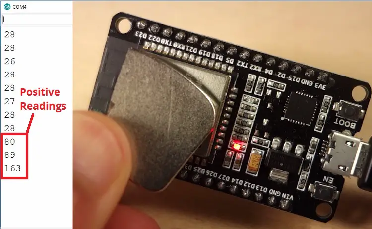 Sensor de efecto Hall integrado en ESP32 con Arduino IDE y MicroPython