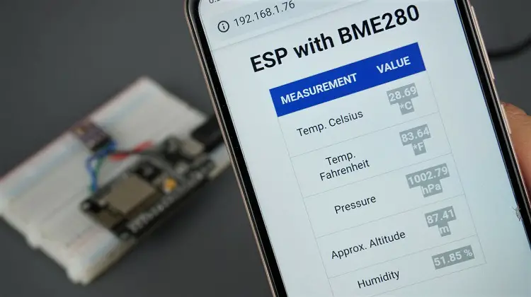 MicroPython: BME280 con ESP32 y ESP8266 (presión, temperatura, humedad)