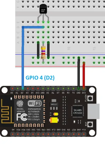 MicroPython: sensor de temperatura DS18B20 con ESP32 y ESP8266