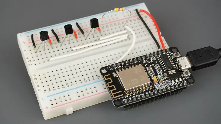 MicroPython: sensor de temperatura DS18B20 con ESP32 y ESP8266