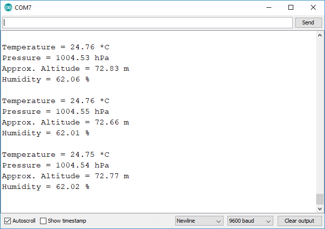 Instrucciones para el Sensor BME280 con Arduino (Presión, Temperatura, Humedad)