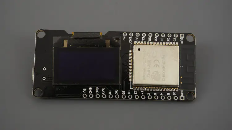 Placa OLED incorporada ESP32 (Wemos Lolin32): distribución de pines, bibliotecas y control OLED