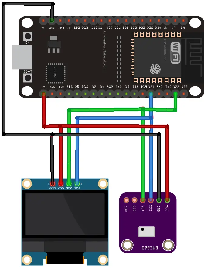 Comunicación ESP32 I2C: pines configurados, múltiples interfaces de bus y periféricos | Tutoriales aleatorios para nerds