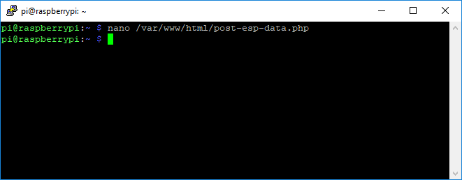 ESP32/ESP8266 publica datos en el servidor LAMP de Raspberry Pi