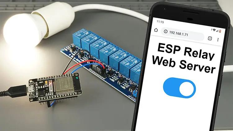MicroPython: Módulo de relé con ESP32/ESP8266 (instrucciones + servidor web)