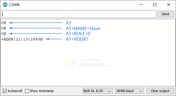 Comunicación inalámbrica entre dos Arduinos mediante módulos Bluetooth HC-05