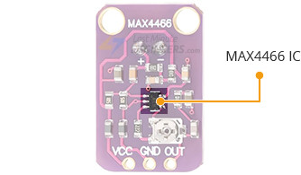 Conexión del módulo amplificador de micrófono MAX4466 a Arduino