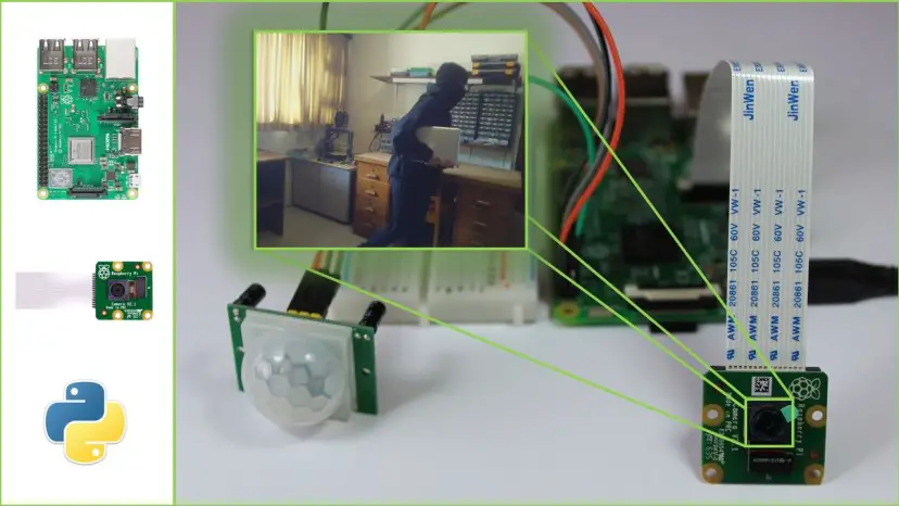 Detector de movimiento Raspberry Pi con grabación de fotografías