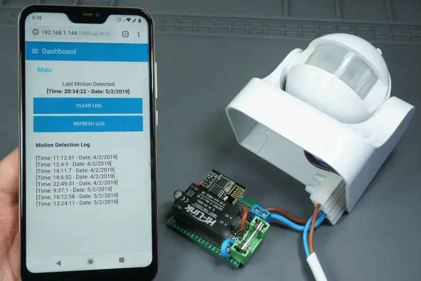 Hackear un sensor de movimiento PIR con un ESP8266