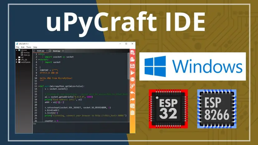 Instalar uPyCraft IDE - Instrucciones para PC con Windows
