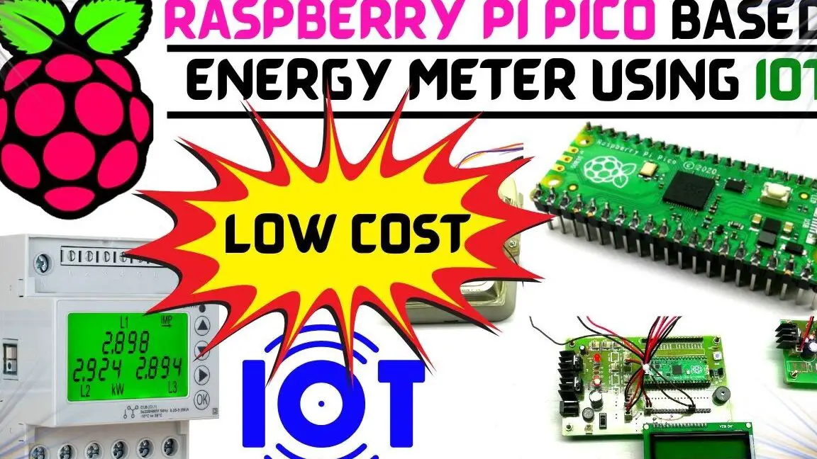 Medidor de energía Raspberry Pi Pico usando IOT