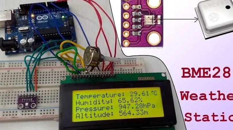 Estación meteorológica simple basada en BME280 y Arduino