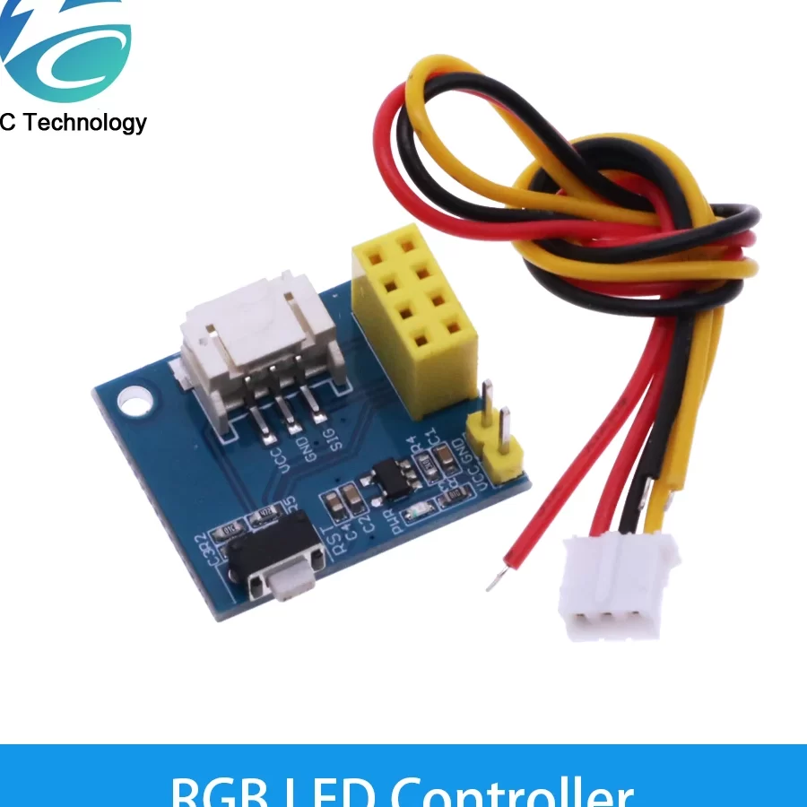 ESP8266 ESP-01 ESP-01S Módulo controlador LED RGB para Arduino IDE...