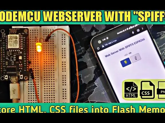 Servidor web ESP8266 usando SPIFFS |